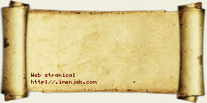 Jana Anđelković vizit kartica